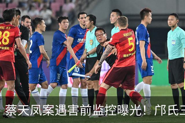 蔡天凤案遇害前监控曝光！邝氏三父子停车、出入全过程庭审播放